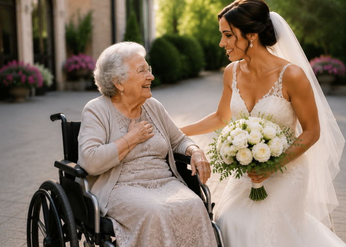 Wedding transport wheelchair